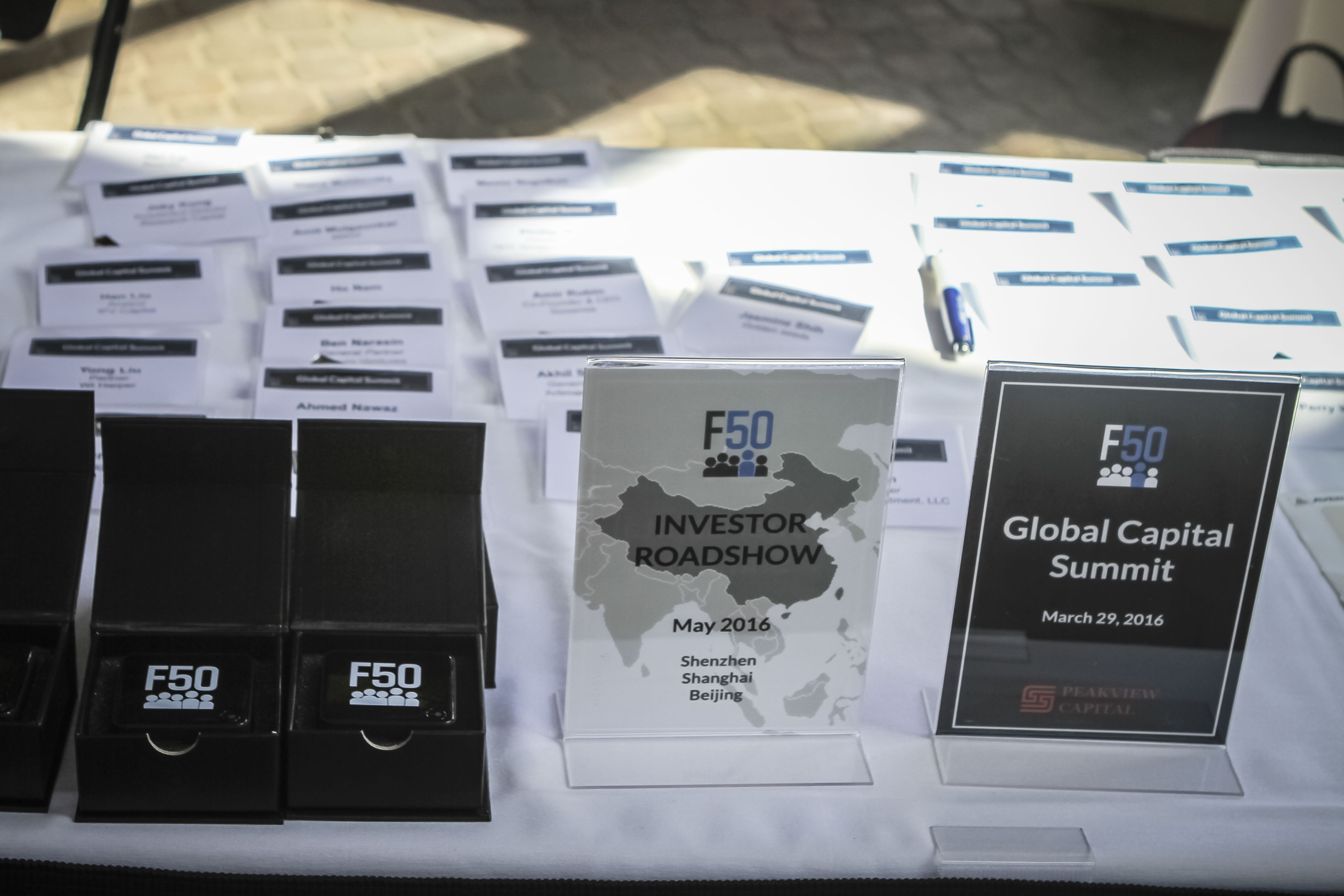 F50 Global Capital Summit Registration